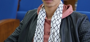 Trabzon'da eğitim gören Filistinli Mohd, ülkesinde yaşananları üzüntüyle ta...