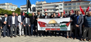 Sinop'ta İsrail'in Gazze'deki saldırıları protesto edildi