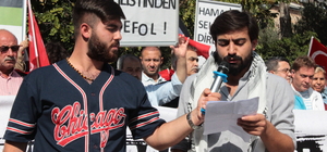 Bayındır'da İsrail'in Filistin'e yönelik saldırıları protesto edildi
