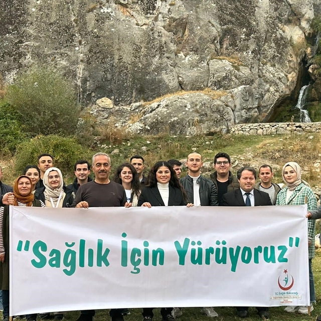 Hitit Yürüyüş Yolu'nda "sağlıklı yaşam yürüyüşü" yapıldı