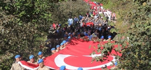 Giresun'da şehitlere vefa yürüyüşü gerçekleştirildi
