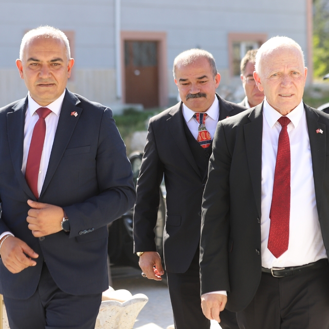 KKTC Cumhuriyet Meclisi Başkanı Zorlu Töre Tefenni Belediyesini ziyaret ett...