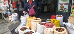 Zonguldak'ta kestane pazara indi