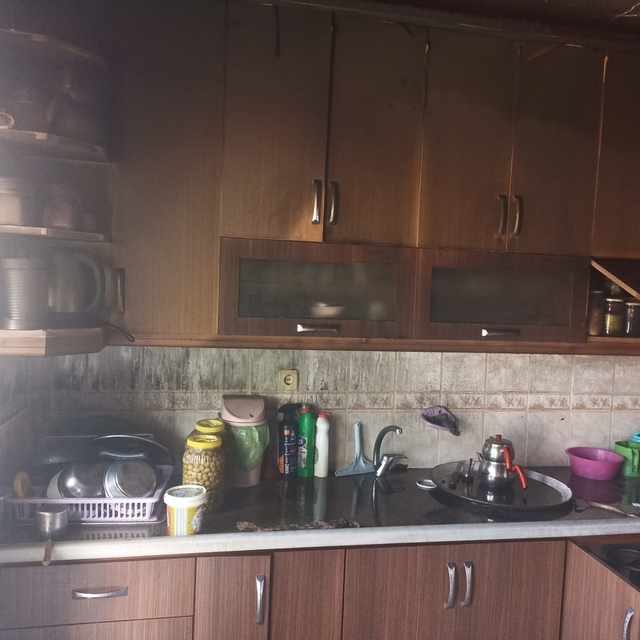 Balıkesir'de bir evde çamaşır makinesinden çıkan yangın söndürüldü