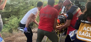 Sakarya'da doğa yürüyüşünde yaklaşık 30 metre yükseklikten düşen kişi yaral...