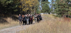 Kars'ta Veteriner Fakültesi öğrencileri doğada yaban hayatı inceliyor