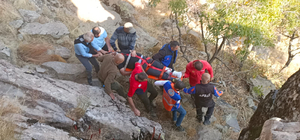 Ambulans helikopter Tunceli'de ayak bileği kırılan hasta için havalandı