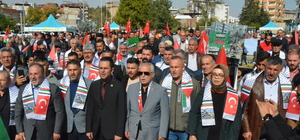 Kahramanmaraş'ta "Filistin'e Destek Yürüyüşü" düzenlendi