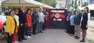 Yenipazar'da halk eğitim merkezi sergisi açıldı