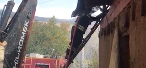 Hüyük'te bir evde çıkan yangın söndürüldü 