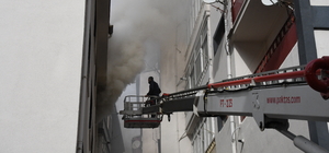 Gümüşhane'de çıkan yangında bir ev zarar gördü