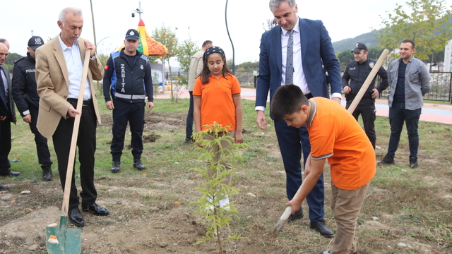 Taşova'da fidan dikme etkinliği düzenlendi