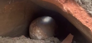 İnşaat kazısı sırasında Roma dönemine ait küp mezar bulundu