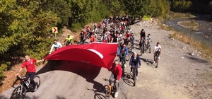 Pozantı'da bisiklet turu düzenlendi