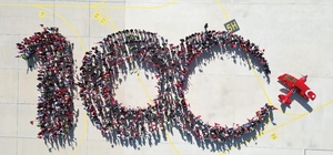 Eskişehir´de Cumhuriyet´in 100´üncü yılına özel koreografi