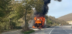 TIR, alev alev yandı