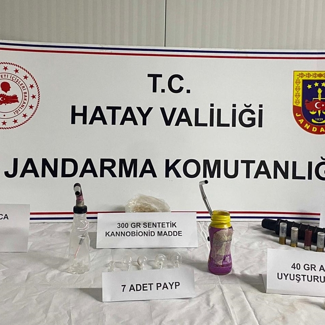 Hatay'da uyuşturucu operasyonunda 1 şüpheli tutuklandı