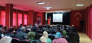Özvatan'da uyuşturucu ile mücadele konferansı düzenlendi