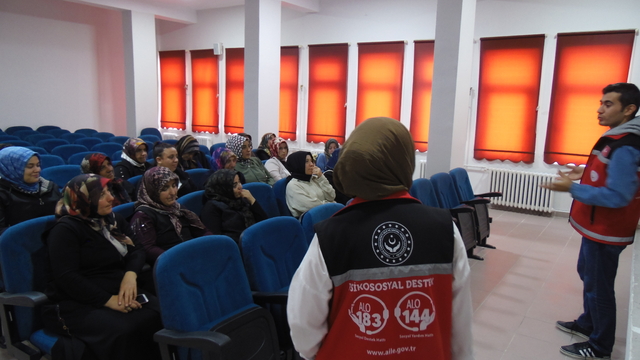 Orta'da "Kadına Şiddete Hayır" semineri düzenlendi
