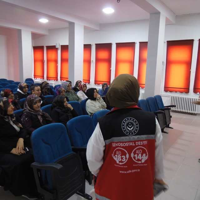 Orta'da "Kadına Şiddete Hayır" semineri düzenlendi