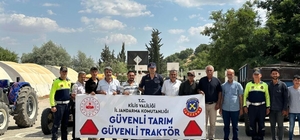 Kilis'te traktör sürücülerine eğitim verildi