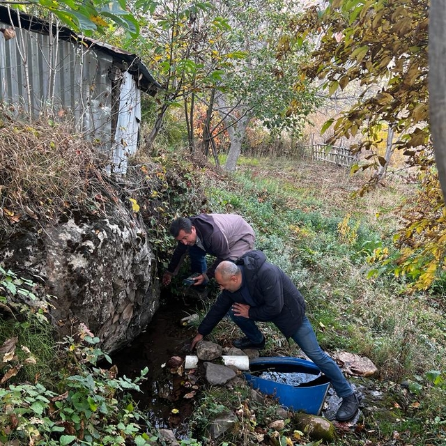Giresun'da termal su araştırması yapılıyor