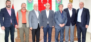 Balıkesir'in ilçelerindeki ziraat odalarının başkanları Manyas'ta toplandı