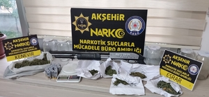 Akşehir'deki uyuşturucu operasyonunda 1 kişi tutuklandı