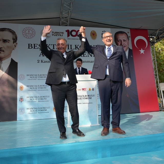 Kahramanmaraş Pazarcık Beşiktaş İlkokulu'nun açılış töreni gerçekleşti