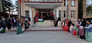 Burdur'da İsrail'in Gazze'ye saldırıları protesto edildi