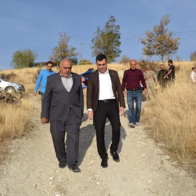 Çemişgezek Kaymakamı Orçun Cüneyt Zor, köylerde incelemelerde bulundu