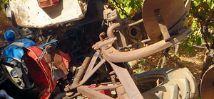 Sarıgöl'de devrilen traktörün sürücüsü hayatını kaybetti