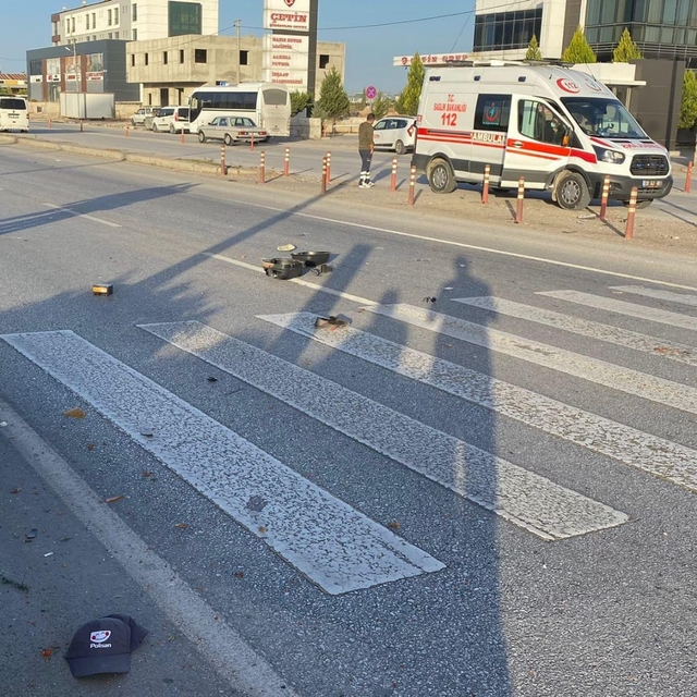 Denizli'de otomobilin çarptığı motosiklet sürücüsü öldü