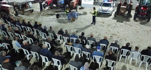 Çay'da tarım aracı sürücülerine eğitim verildi