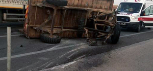 Konya'da yolcu otobüsü traktöre çarptı: 8 yaralı