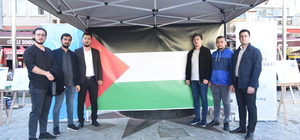 Görele'de İsrail'in Gazze'ye yönelik saldırılarına tepki gösterildi