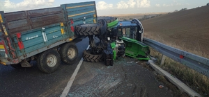 Tekirdağ'da devrilen traktörün sürücüsü öldü