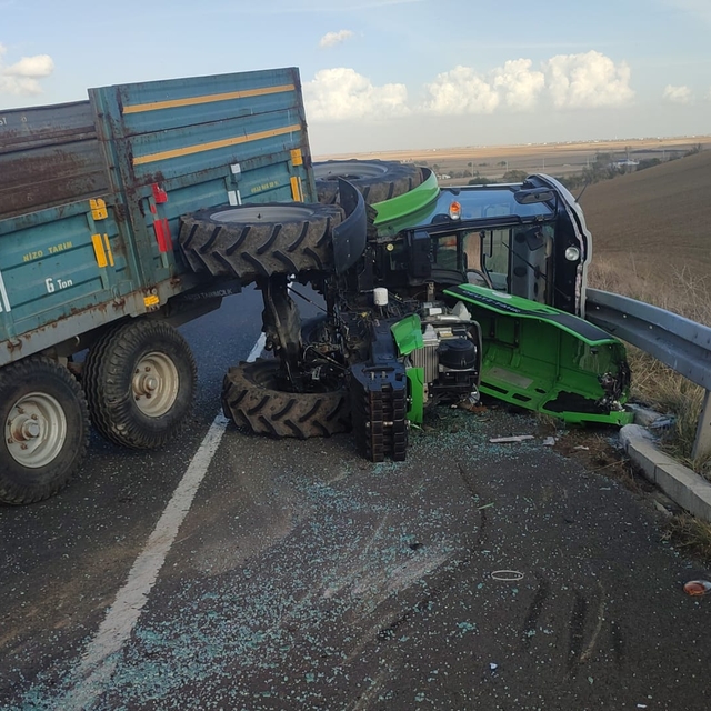 Tekirdağ'da devrilen traktörün sürücüsü öldü