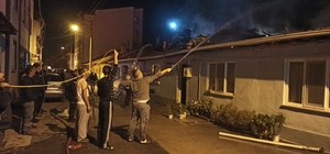 Yenişehir'de tek katlı iki evde etkili olan yangın söndürüldü