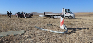 Konya'da devrilen otomobilin sürücüsü öldü 