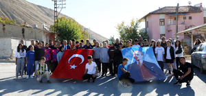 Darende'de liselerarası Atatürk koşusu düzenlendi