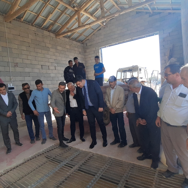 Bozkır'da tohum eleme tesisi hizmete girdi