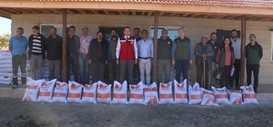 Kırşehir'de çiftçilere Macar fiği tohumu dağıtıldı