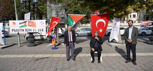 Polatlı'da Filistinlilere destek için kermes açıldı