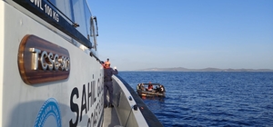 İzmir açıklarında 132 düzensiz göçmen kurtarıldı