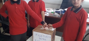 Adıyaman'da öğrenciler harçlıklarını Filistin'e bağışladı