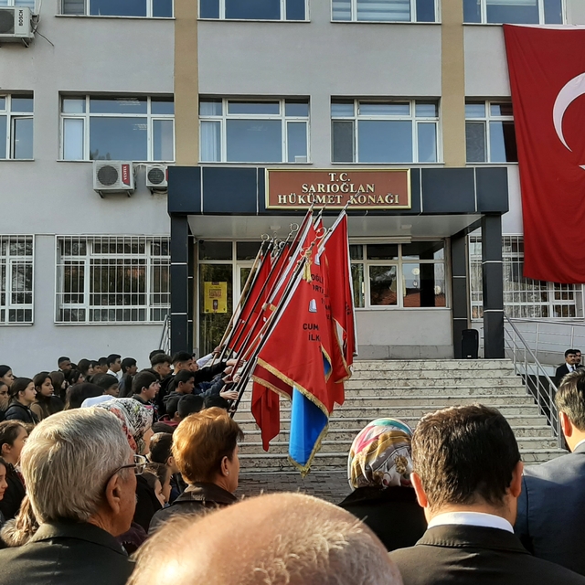 Büyük Önder Atatürk Sarıoğlan'da anıldı