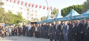 Büyük Önder Atatürk, Mersin'in ilçelerinde anıldı