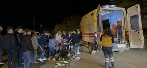 Adıyaman'da otomobille çarpışan motosiklet sürücüsü yaralandı