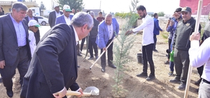 Şanlıurfa'da "Milli Ağaçlandırma Günü"nde fidanlar toprakla buluşturuldu